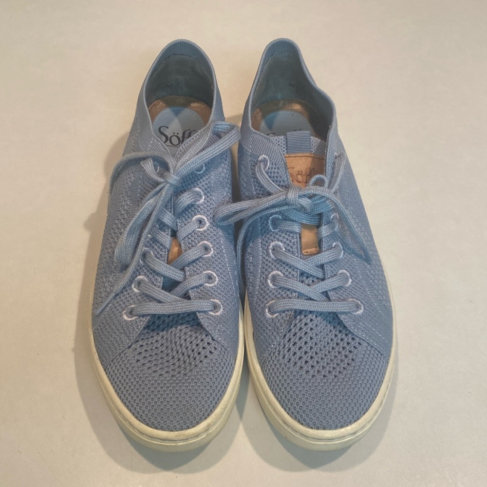 SOFFT Knit Woven Casual Women's Blue Sneakers Sz 8 EUC